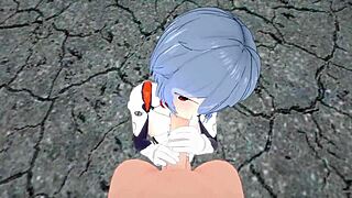 Rei Ayanami POV Blowjob in Evangelion Short – Can You Handle It?