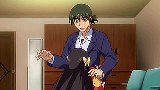 Nobunaga-Sensei's Wife Sucks Big Tits.