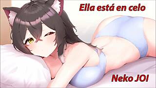 Maullidos y Orgasmos! Joi Gatuno con Tu Novia Neko en Celo Voz Española