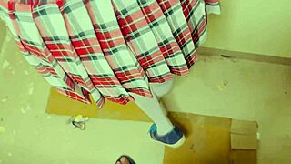 hot desi teen sneaks out for outdoor ass fucking with big cock, dirty talk