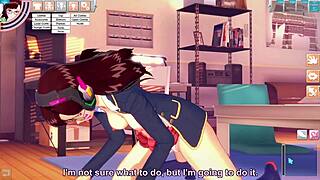 D.Va gets fucked hard in the room!