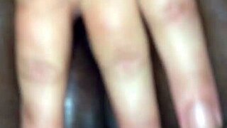 I'm fucking her doggystyle, she's so fat and bent over. Her pussy loves that big black cock