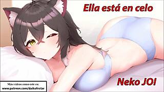 Maullidos y Orgasmos! Joi Gatuno con Tu Novia Neko en Celo Voz Española