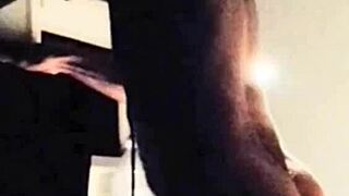 Mature Amateur Licks Cock and Balls on Her Face