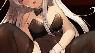 Bunny Girl Hibiki-Chan Riding And Creampied