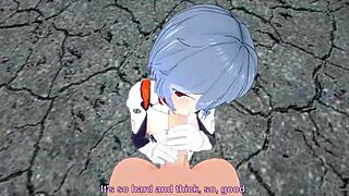 Rei Ayanami POV Blowjob in Evangelion Short – Can You Handle It?