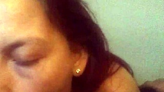 Round 2: Blonde Wife Gives Blowjob