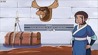 in 4 elements trainer book 1 slav part 7, there's big boob sex happening