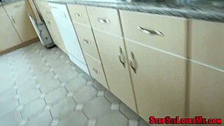 Teen stepsis in pov scene.