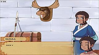 in 4 elements trainer book 1 slav part 7, there's big boob sex happening