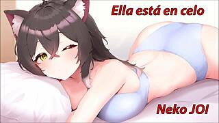 Maullidos y Orgasmos! Joi Gatuno con Tu Novia Neko en Celo Voz Española