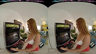 WELCOME TO MY GAMEROOM, VRALLURE! BIG TITS AND ASSFUCKING WITH TOYS!