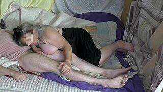 Homemade BBW Milf With Big Tits Gets Assfucked