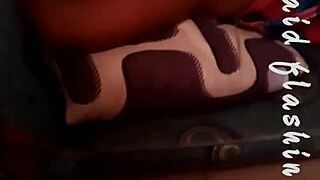 Whytehawk quick creampie behind maid, intense and fast.