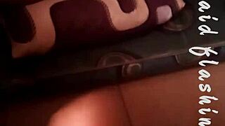 Whytehawk quick creampie behind maid, intense and fast.