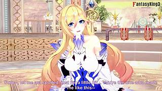 Bianka Ataegina Durandal Slams Hard in Honkai Impact Blowjob Scene