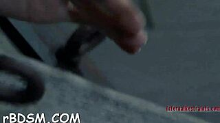 Caged Up Babe Feels Gratifying Masturbation Release