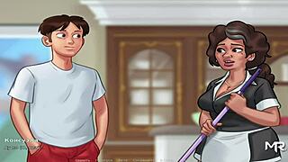 In SummerTimeSaga, MILF and I Try 69 at Work