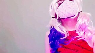 tranny harley quinn fucks round ass hard - maddy diamond