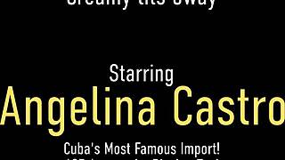 Damn, Angelina Castro and Samantha 38G milk cock hard!