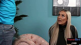 WATCH that MILF RUB her PUSSY!