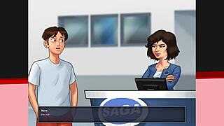 summertime saga ep 32, 'kiss me' scene