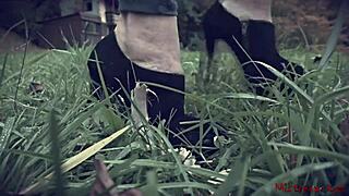 You are a dirty worm in shoes feet femdom mistress fetish