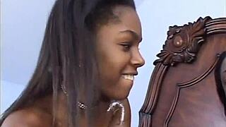 Elegant Black Lesbians Dive Into Intense Pussy Sucking And Strapon.