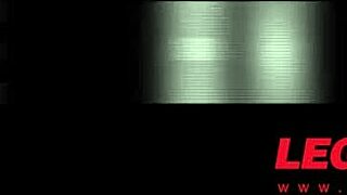 Sexy lawyer Helena Valentine negotiates wild DP in court with babe Aisha