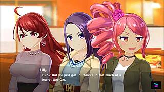 blonde demon king eliza in magicami cartoon with big tits