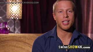 Topless swinger babes playin softcore sex games outdoors, so excitin!