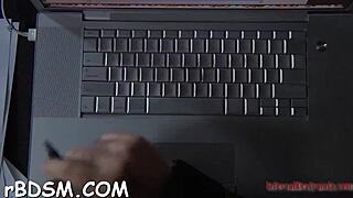 Hey, watch this magical blonde babe dive into hardcore bondage porn!