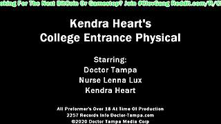 Clov Becomes Doctor Tampa Examining Kendra Heart With Nurse Lenna Lux's Help
