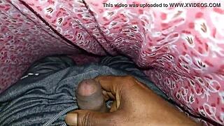 My husband cumshot using his hand when iam not in house