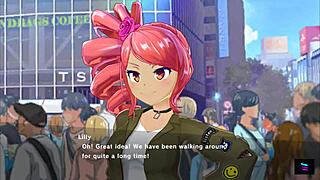 blonde demon king eliza in magicami cartoon with big tits