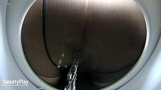 Milf Pees In Pantyhose On Hidden Cam