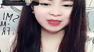 Jin Xinh Bunny Live Show Full Face While Talking