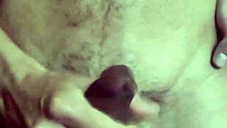 I play with my belly button and cum solo in gay scene