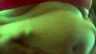 Chubby Teen In Fishnets Teases With Belly Play