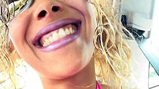 I blindfolded my wife and friends messed her up