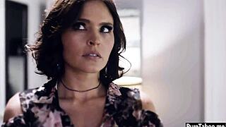 annoyed milf wife cheats in threesome with teen