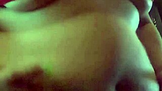 Chubby Teen In Fishnets Teases With Belly Play