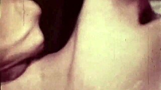 Vintage interracial tabu akce s chlupatým twistem