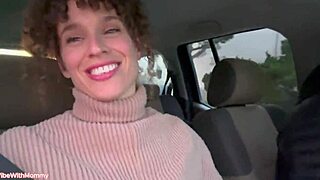 stepmom gives stepson first public bathroom fuck - ass pov car cum in mouth outdoor facial caught