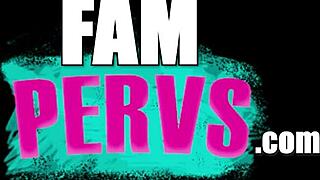 Helping stepsister with anal scene for content