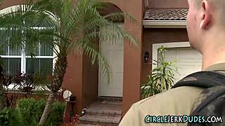 Straighty Receives Intense Cumshot During 69