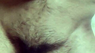 I play with my belly button and cum solo in gay scene