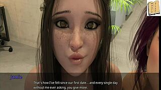 my brunette girlfriend feels shocked discovering john's secret in wvm 66 with big tits and ass