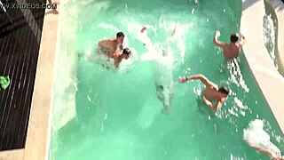 All these guys fucking at the party? It's crazy!