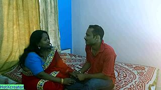 Indian Bengali Bhabhi Calls Sex Friend for Dirty Office Fun